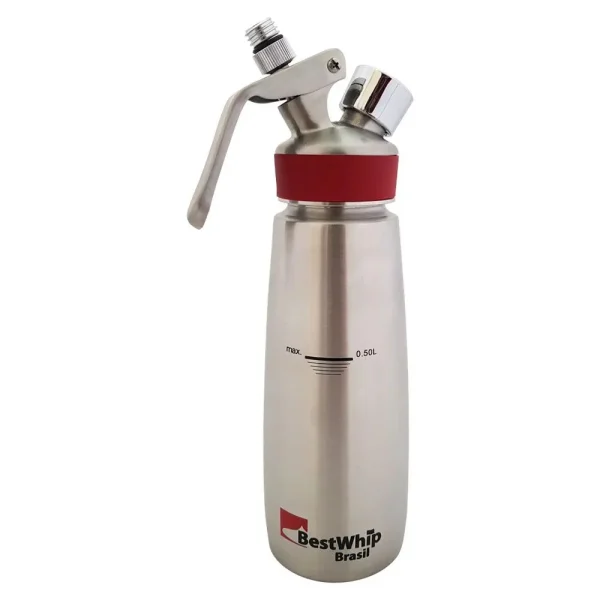 Garrafa para Chantilly 500ml Gourmet Pro Inox Best Whip — imagem 4