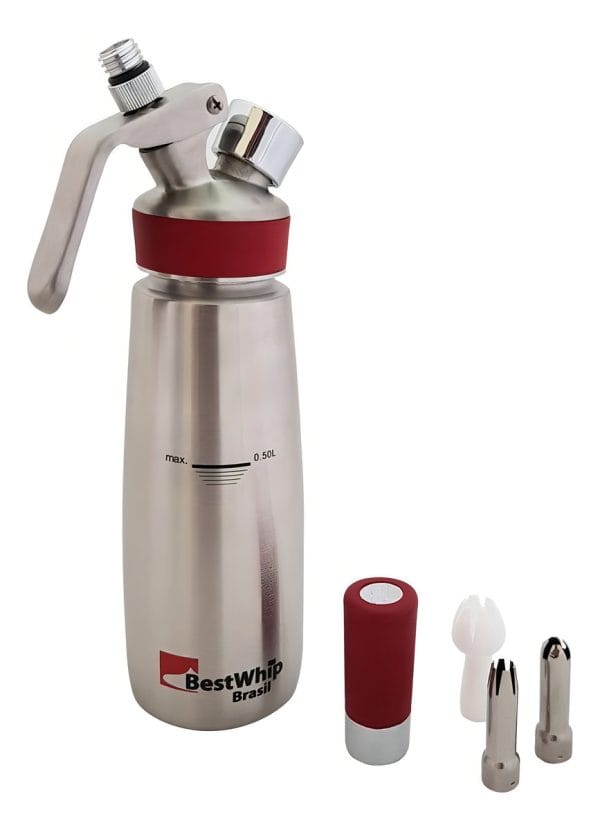 Garrafa para Chantilly 500ml Gourmet Pro Inox Best Whip — imagem 2