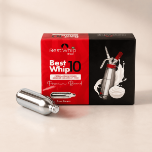 Kit Com 10 Cápsulas De Gás Para Chantilly N20 Best Whip