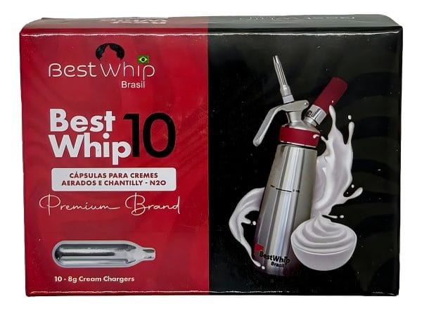 Kit Com 10 Cápsulas De Gás Para Chantilly N20 Best Whip — imagem 3