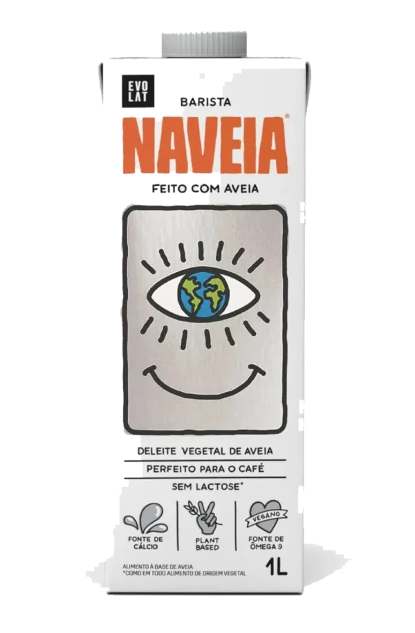 Naveia Barista 1 Litro Bebida Vegetal de Aveia - Caixa com 12 Unidades — imagem 3