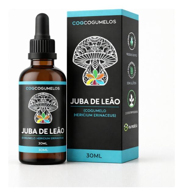 Extrato Juba de Leao COG Cogumelos 60ml Hericium Erinaceus — imagem 9