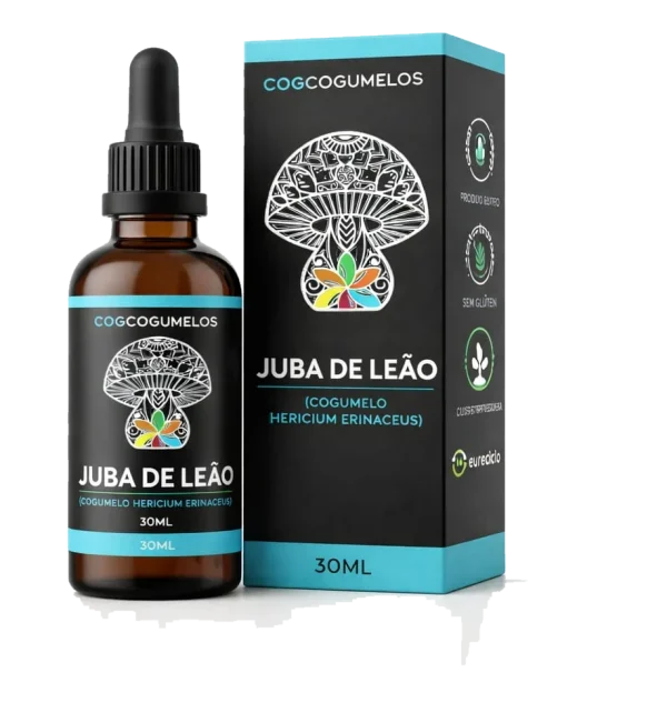 Extrato Juba de Leao COG Cogumelos 60ml Hericium Erinaceus — imagem 9