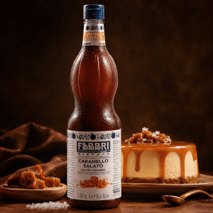 Xarope Fabbri Caramelo Salgado 1 Litro Mixybar Caramello Salato Concentrado Profissional