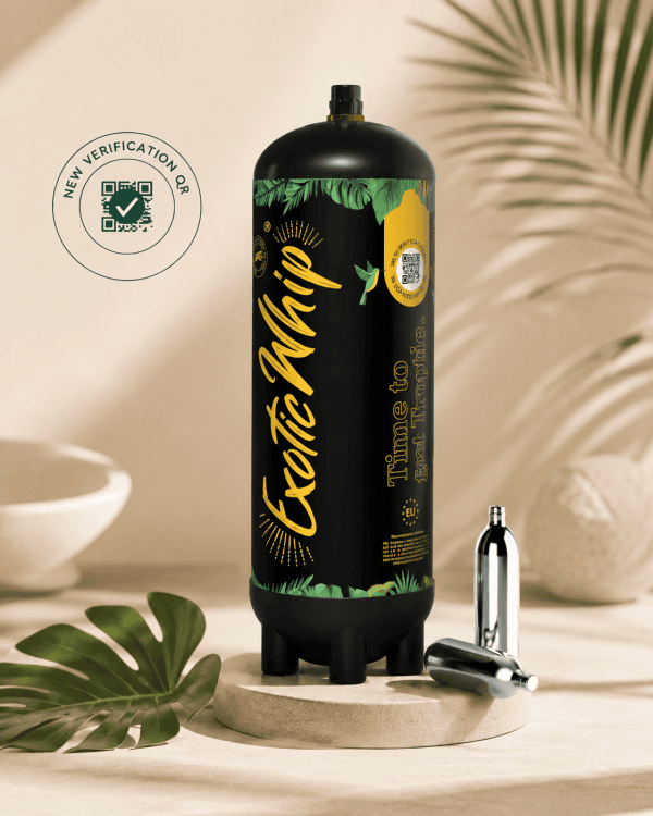 Cilindro de Gás N2O para Chantilly Exotic Whip 670gr