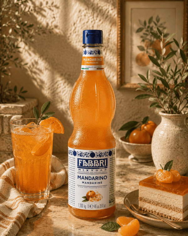 Xarope Fabbri Tangerina 1 Litro Mixybar Mandarino Concentrado Profissional