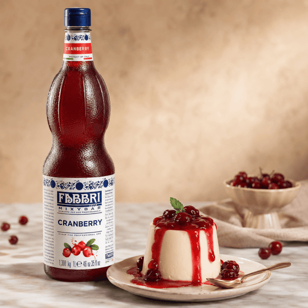 Xarope Fabbri Cranberry 1 Litro Mixybar Cranberry Concentrado Profissional