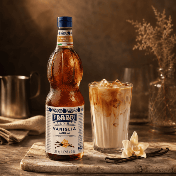 Xarope Fabbri Baunilha 1 Litro Mixybar Vaniglia Concentrado Profissional