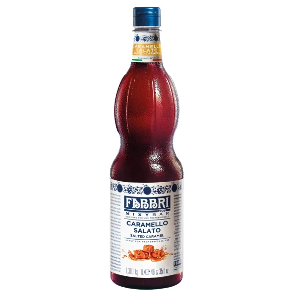 Xarope Fabbri Caramelo Salgado 1 Litro Mixybar Caramello Salato Concentrado Profissional — imagem 5
