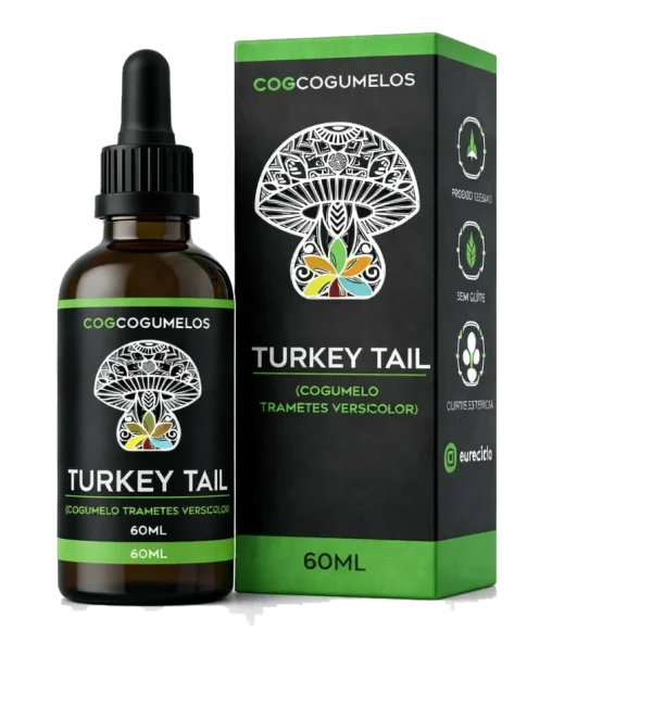 Extrato de Cogumelo Turkey Tail 60ml COG Cogumelos — imagem 6