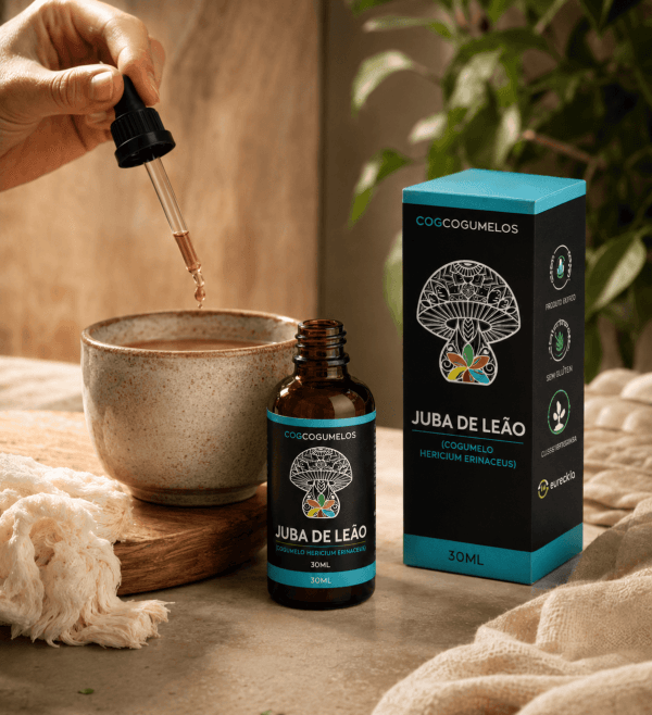 Extrato Juba de Leao COG Cogumelos 60ml Hericium Erinaceus