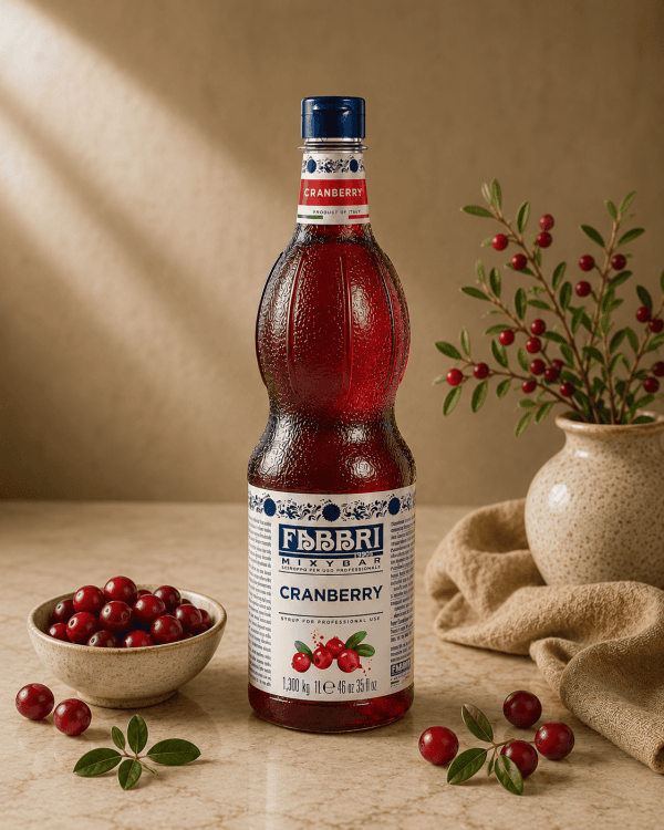 Xarope Fabbri Cranberry 1 Litro Mixybar Cranberry Concentrado Profissional