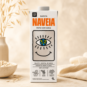 Naveia Barista 1 Litro Bebida Vegetal de Aveia - Caixa com 12 Unidades