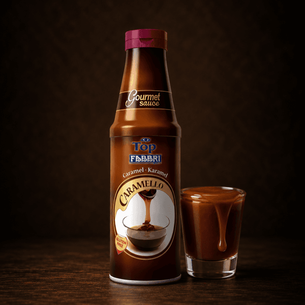 Cobertura Fabbri de Caramelo 950gr Gourmet Sauce Caramello Fabbri