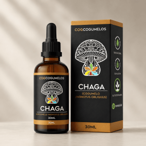 Extrato de Cogumelo Chaga COG Cogumelos 60ml