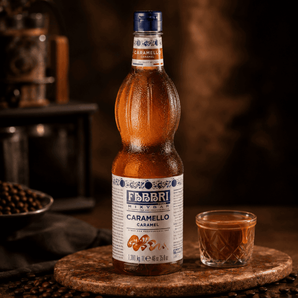 Xarope Fabbri Caramelo 1 Litro Mixybar Caramello Concentrado Profissional