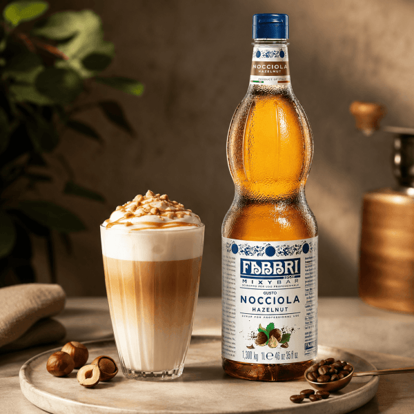 Xarope Fabbri Avelã 1 Litro Mixybar Nocciola Concentrado Profissional