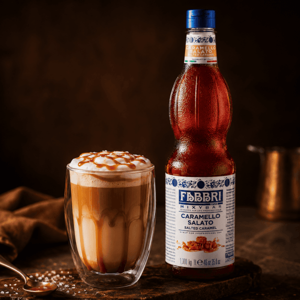 Xarope Fabbri Caramelo Salgado 1 Litro Mixybar Caramello Salato Concentrado Profissional