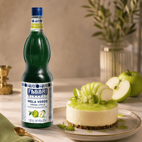Xarope Fabbri Maçã Verde 1 Litro Mixybar Mela Verde Concentrado Profissional