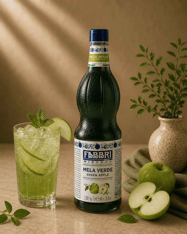 Xarope Fabbri Maçã Verde 1 Litro Mixybar Mela Verde Concentrado Profissional