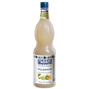 Xarope Fabbri Limão, Amêndoas e Especiarias Mixybar Falernum Concentrado Profissional