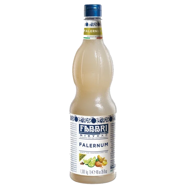 Xarope Fabbri Limão, Amêndoas e Especiarias Mixybar Falernum Concentrado Profissional