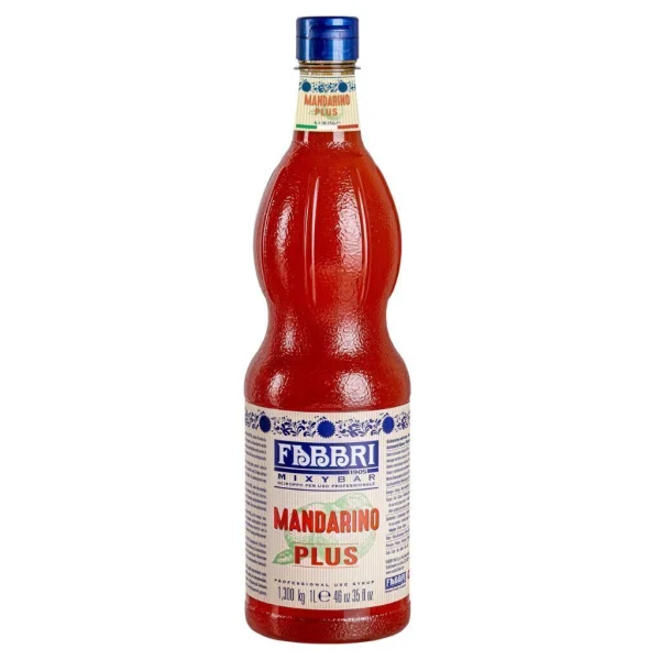 Xarope Fabbri Tangerina com Polpa 1 litro - Mixybar Mandarino Plus Concentrado Profissional