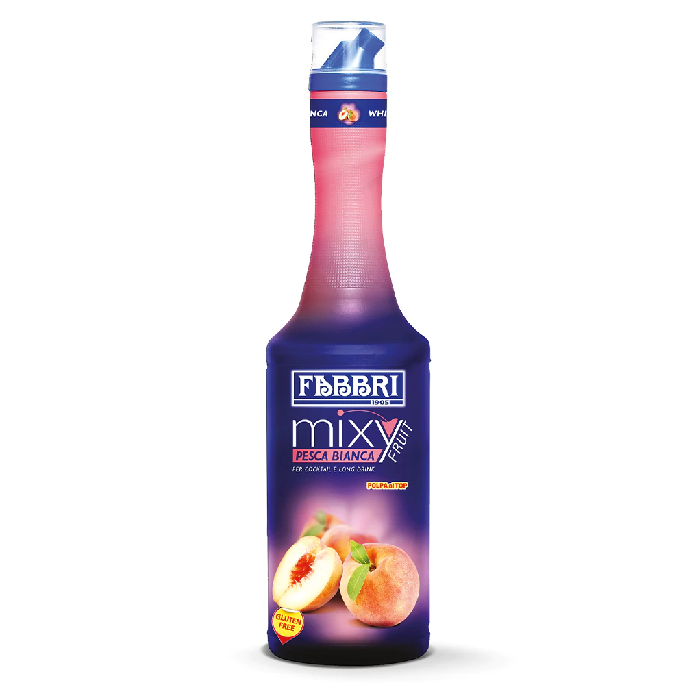Mixyfruit Fabbri Purê de Pêssego Branco 1 Litro Pesca Bianca (para Bellini)