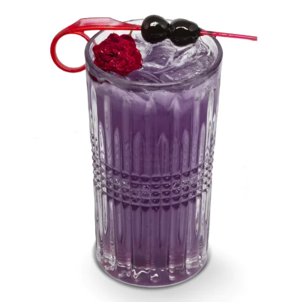 Drink com Xarope Fabbri Violeta 1 Litro Mixybar Violetta Concentrado Profissional