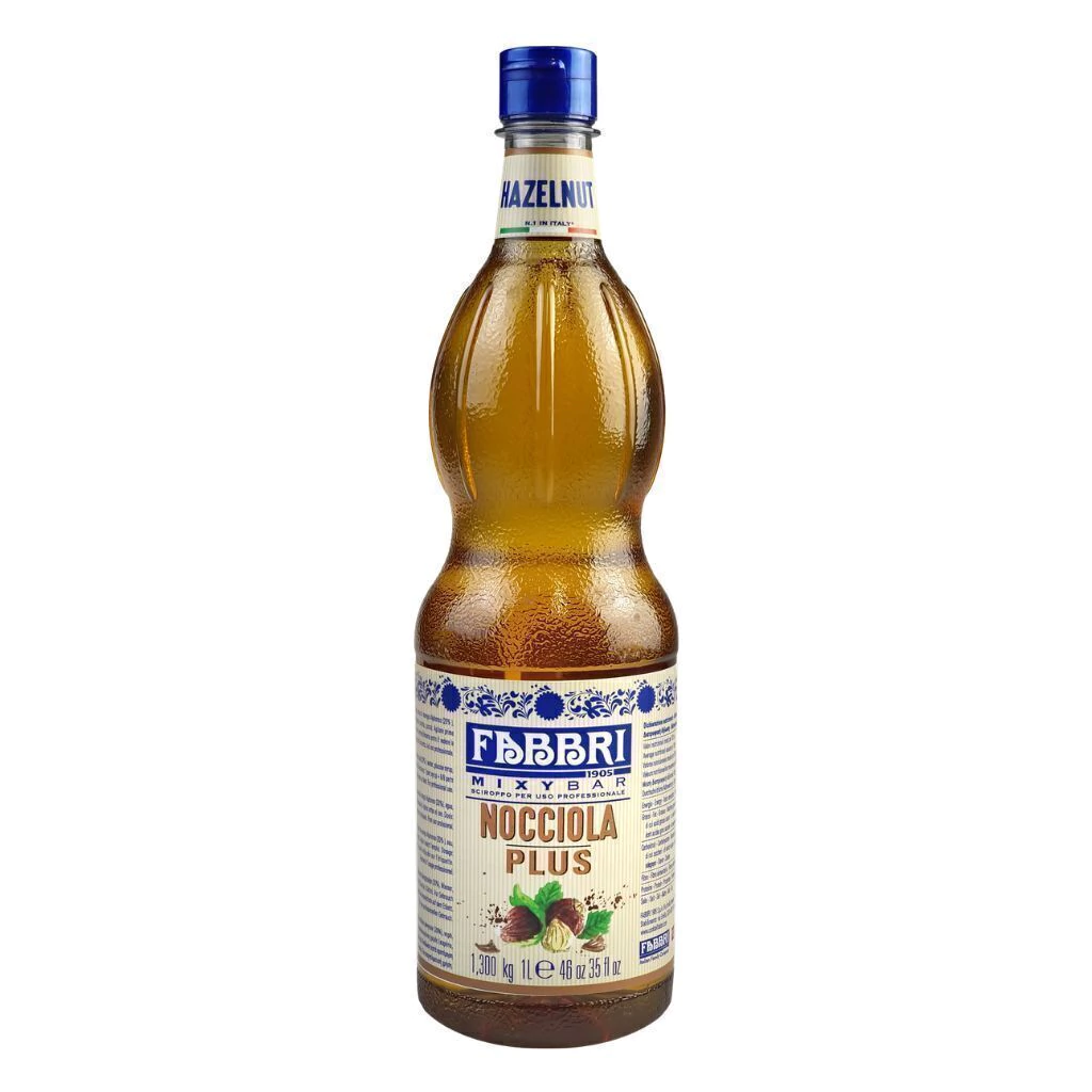 Xarope Fabbri Avelã 1 Litro Mixybar Nocciola Plus Concentrado Profissional