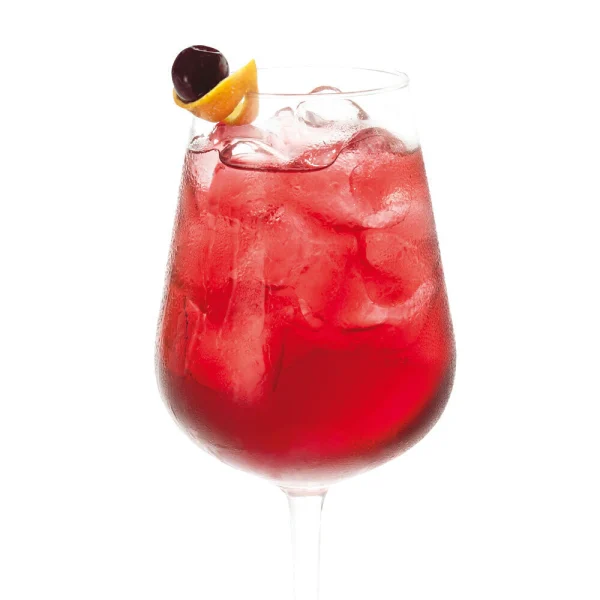 Drink com Xarope Fabbri Cerejas Silvestres 560 ml Sem Açúcar / Sciroppo Amarena Zero Concentrado Profissional