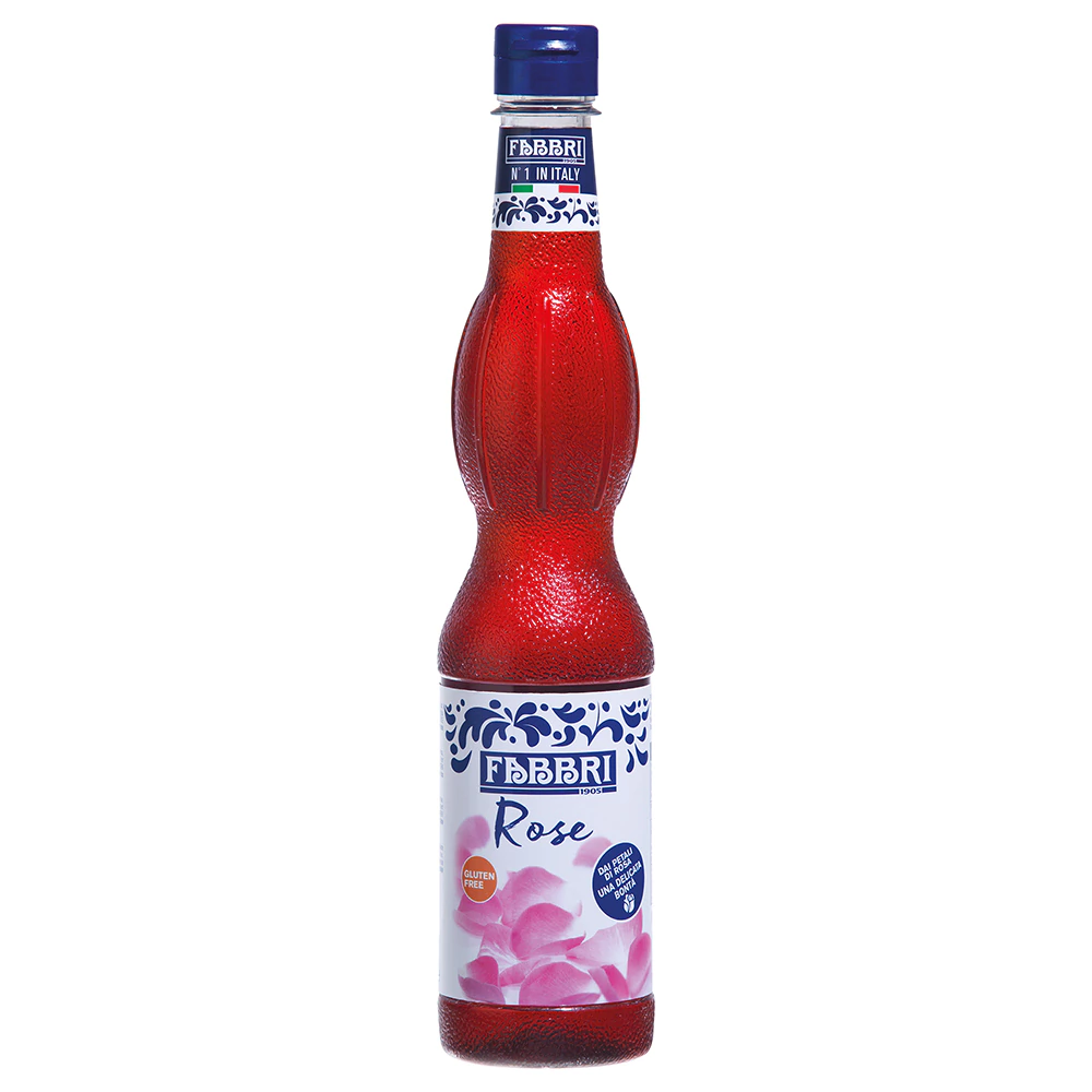 Xarope Fabbri Rosa 560 ml Sciroppo Rose Concentrado Profissional