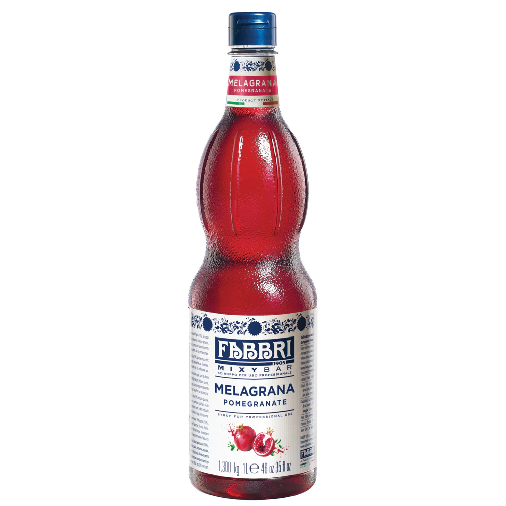 Xarope Fabbri Romã 1 Litro Mixybar Melagrana Concentrado Profissional