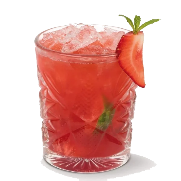 Drink com Xarope Fabbri Morango 560 ml Sciroppo Fragola Concentrado Profissional