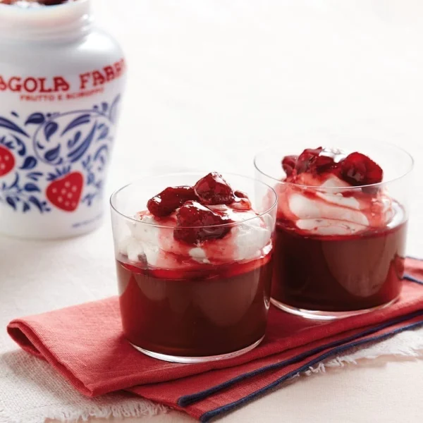 Morangos Silvestres Italianos em Calda 600 gr Fabbri Fragola (vaso em Opaline) — imagem 2