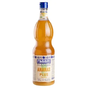 Xarope Fabbri Abacaxi com Polpa 1 Litro Mixybar Ananas Plus Concentrado Profissional