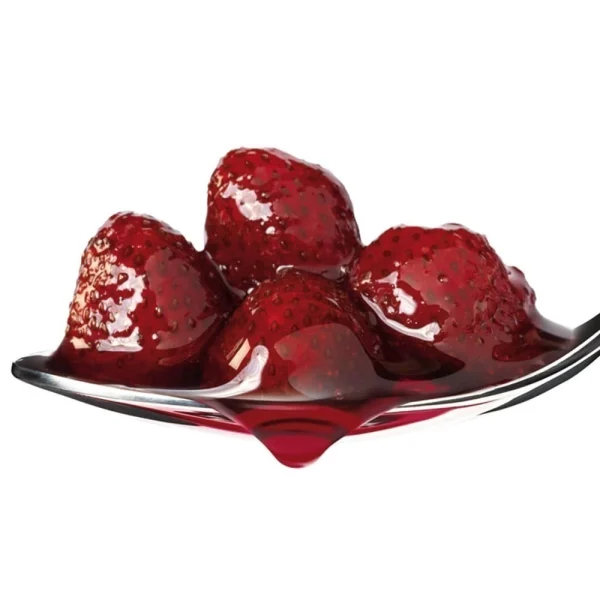 Morangos Silvestres Italianos em Calda 600 gr Fabbri Fragola (vaso em Opaline) — imagem 3