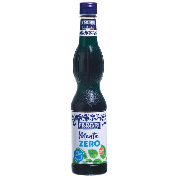 Xarope Fabbri Menta Sem Açúcar 560 ml Sciroppo Menta Zero Concentrado Profissional