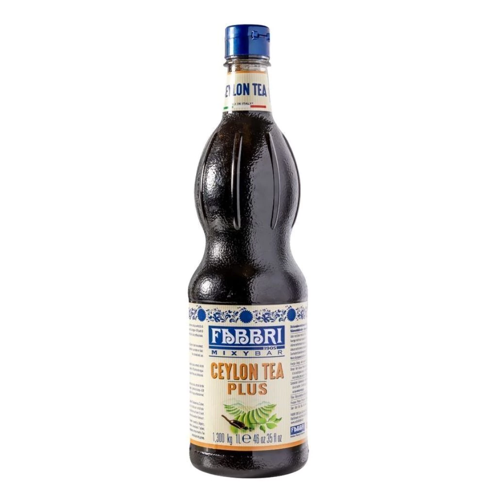 Xarope Fabbri Chá Preto 1 Litro Mixybar Ceylon Tea Plus Concentrado Profissional