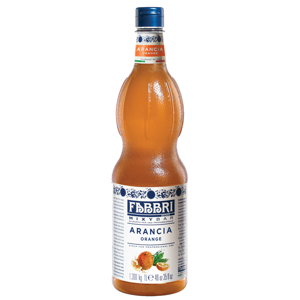 Xarope Fabbri Laranja 1 Litro Mixybar Arancia Concentrado Profissional