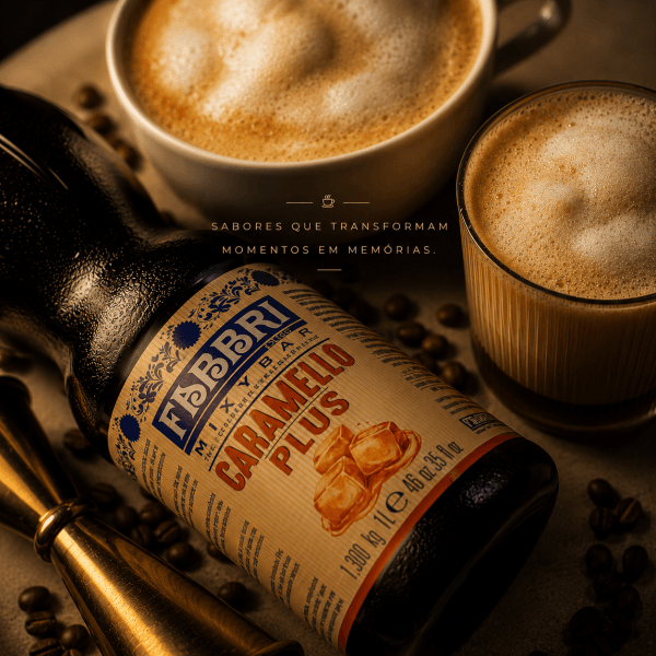 Cappuccino Premium com Café Especial e Fabbri Caramello Plus