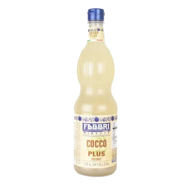 Xarope Fabbri Coco com Polpa 1 litro Mixybar Cocco Plus Concentrado Profissional