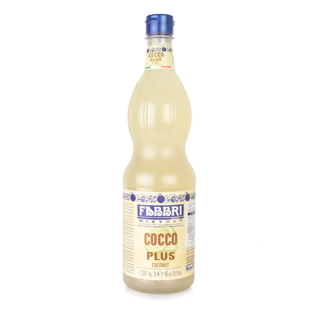 Xarope Fabbri Coco com Polpa 1 litro Mixybar Cocco Plus Concentrado Profissional