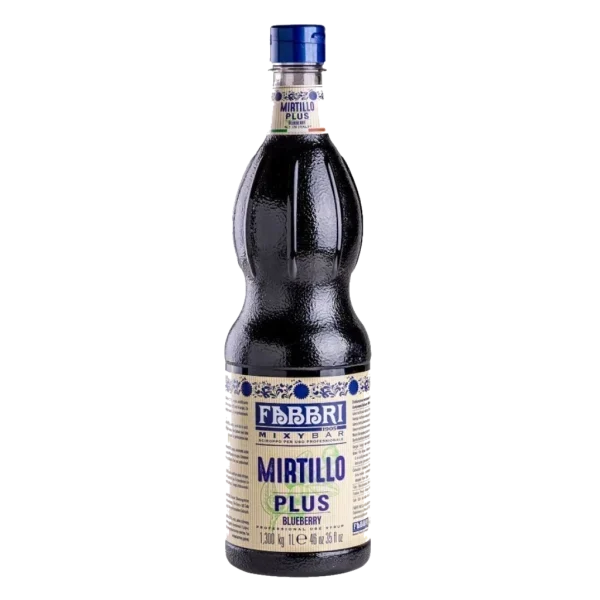 Xarope Fabbri Mirtilo 1 Litro Mixybar Mirtillo Plus Concentrado Profissional