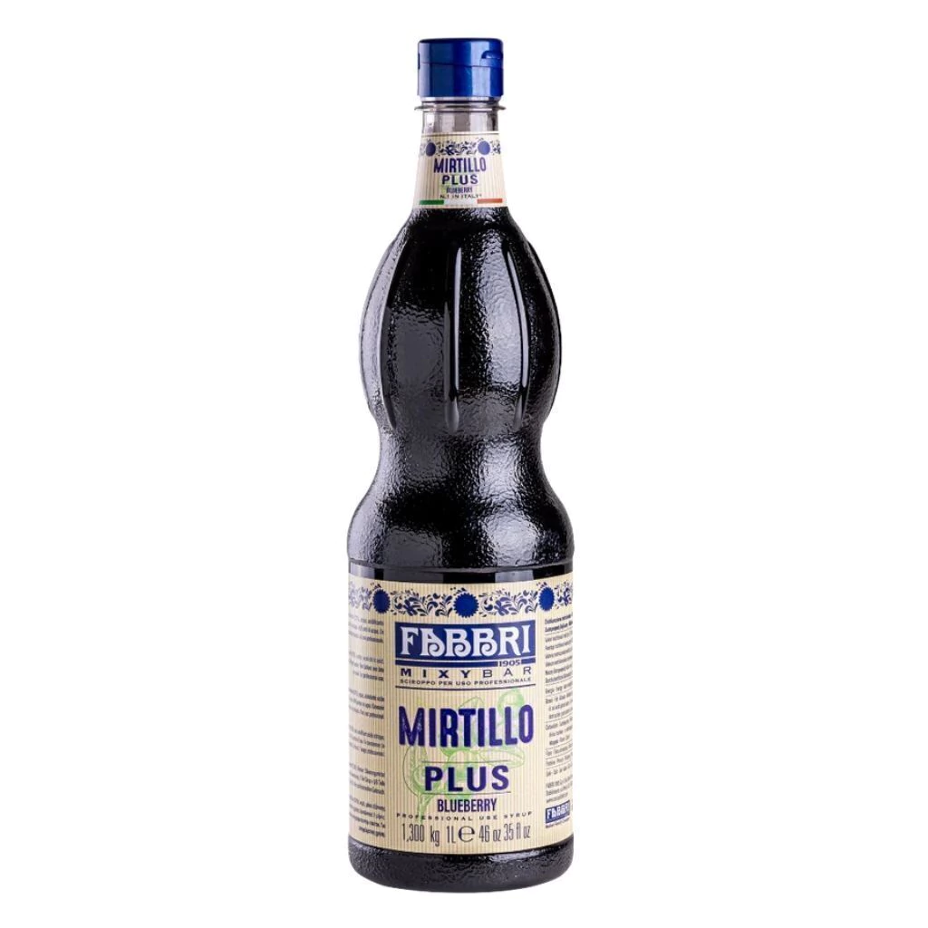 Xarope Fabbri Mirtilo 1 Litro Mixybar Mirtillo Plus Concentrado Profissional