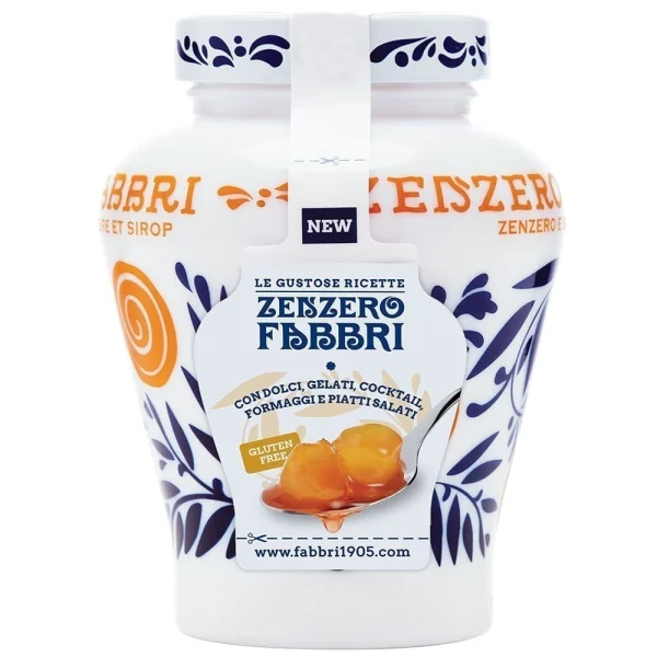 Zenzero Fabbri Gengibre em Calda Italiano Opaline 600 gr