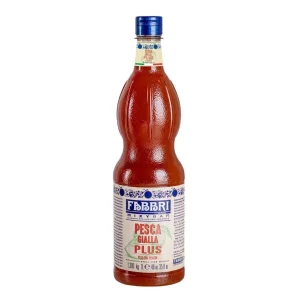 Xarope Fabbri Pêssego com Polpa 1 Litro Mixybar Pesca Gialla Concentrado Profissional