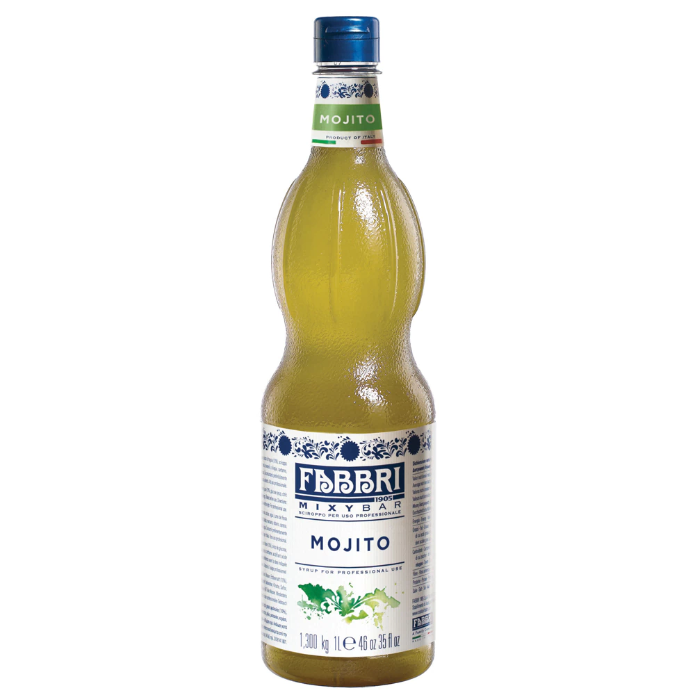 Xarope Fabbri Mojito 1 Litro Mixybar Mojito Concentrado Profissional