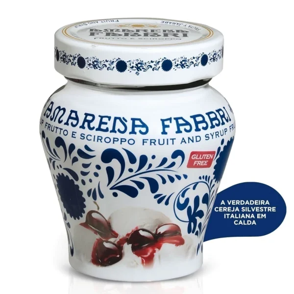 Amarena Fabbri Cerejas Silvestres Italianas em Calda 230 gr — imagem 4