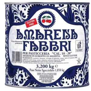 Cerejas Silvestres Italianas em Calda Lata 3,2 kg Amarena Fabbri